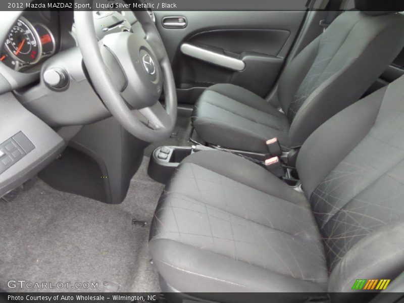 Liquid Silver Metallic / Black 2012 Mazda MAZDA2 Sport