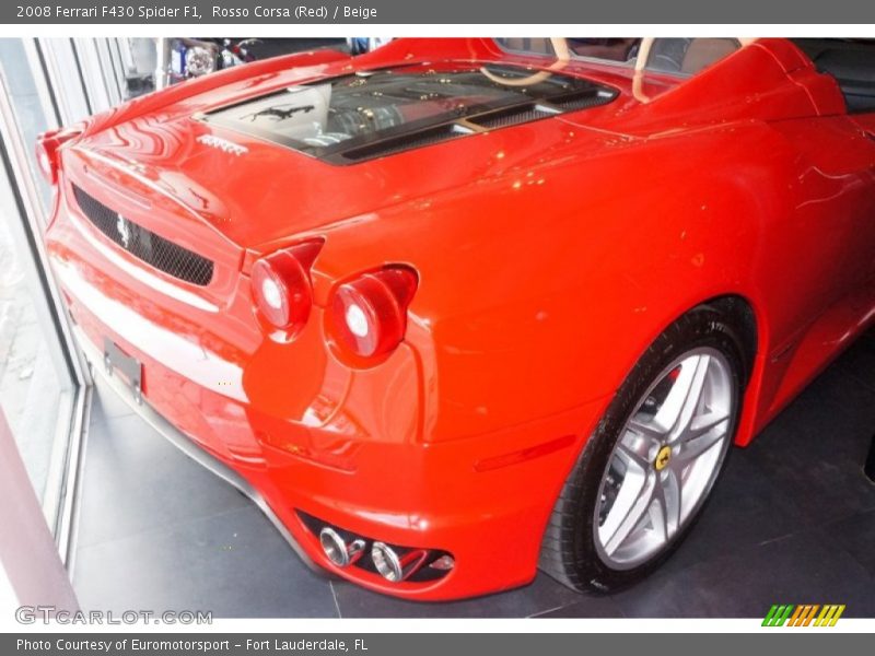 Rosso Corsa (Red) / Beige 2008 Ferrari F430 Spider F1