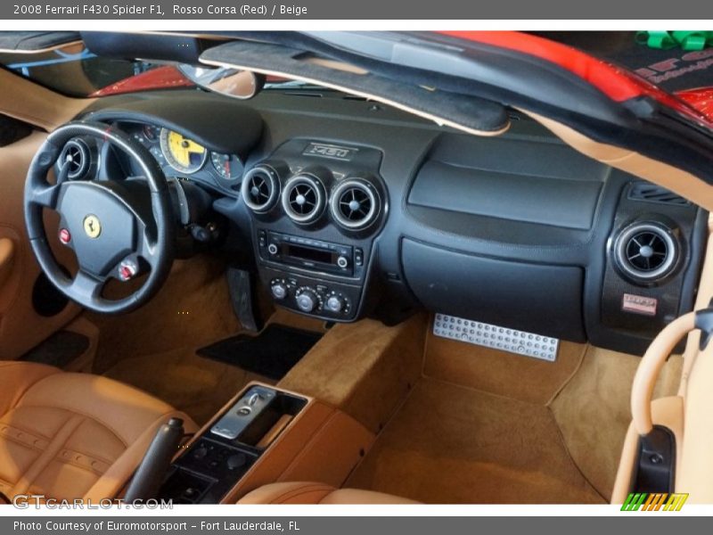 Dashboard of 2008 F430 Spider F1