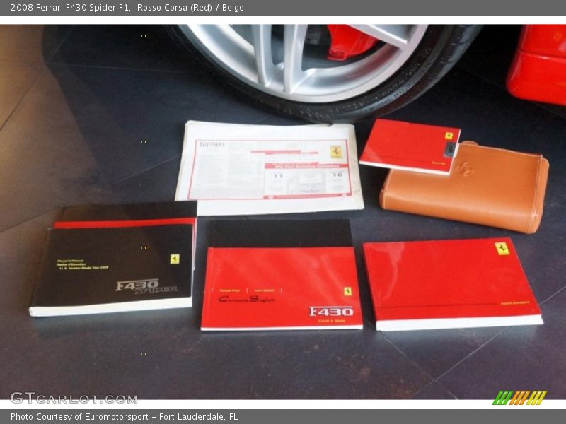 Rosso Corsa (Red) / Beige 2008 Ferrari F430 Spider F1
