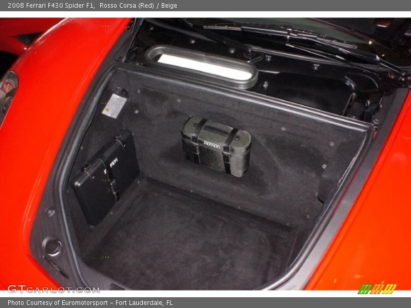  2008 F430 Spider F1 Trunk