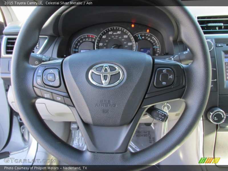 Celestial Silver Metallic / Ash 2015 Toyota Camry LE