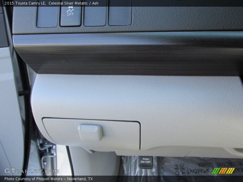 Celestial Silver Metallic / Ash 2015 Toyota Camry LE