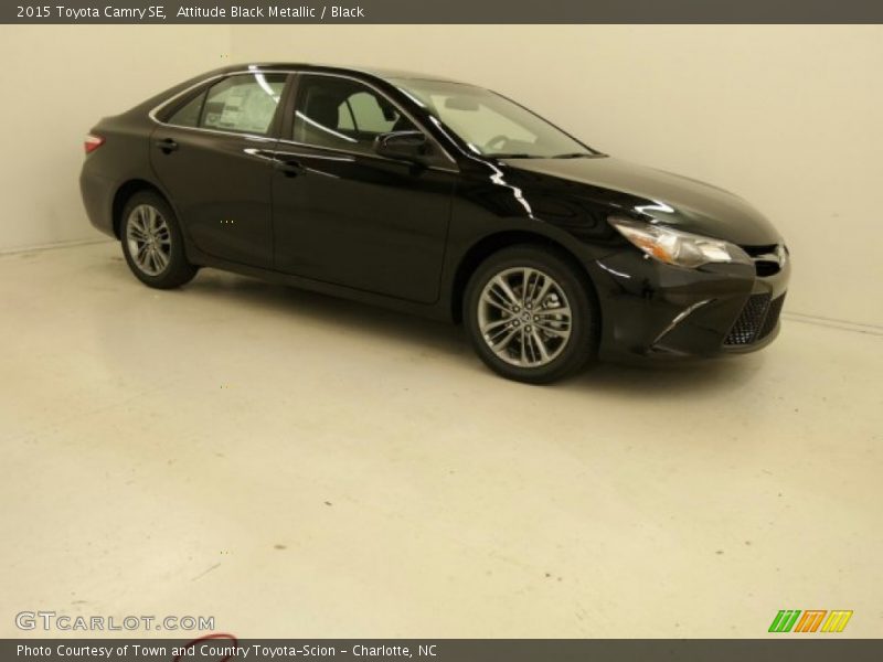 Attitude Black Metallic / Black 2015 Toyota Camry SE
