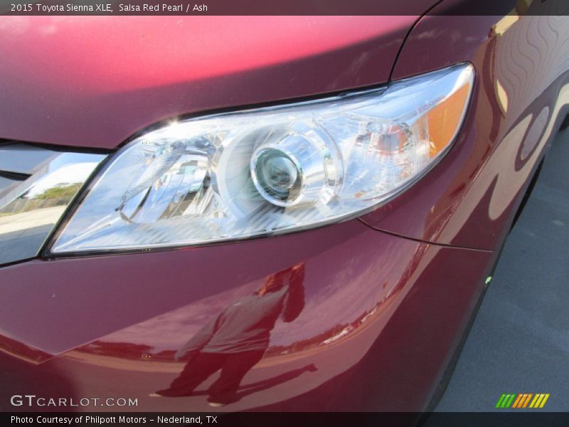 Salsa Red Pearl / Ash 2015 Toyota Sienna XLE
