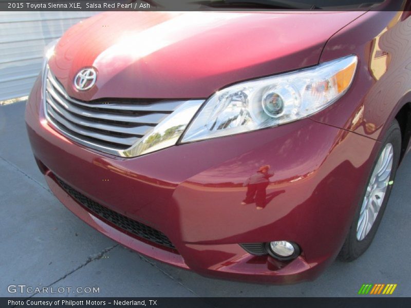 Salsa Red Pearl / Ash 2015 Toyota Sienna XLE