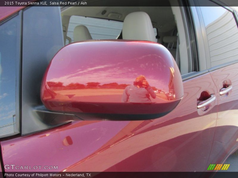 Salsa Red Pearl / Ash 2015 Toyota Sienna XLE