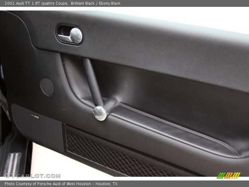Brilliant Black / Ebony Black 2001 Audi TT 1.8T quattro Coupe