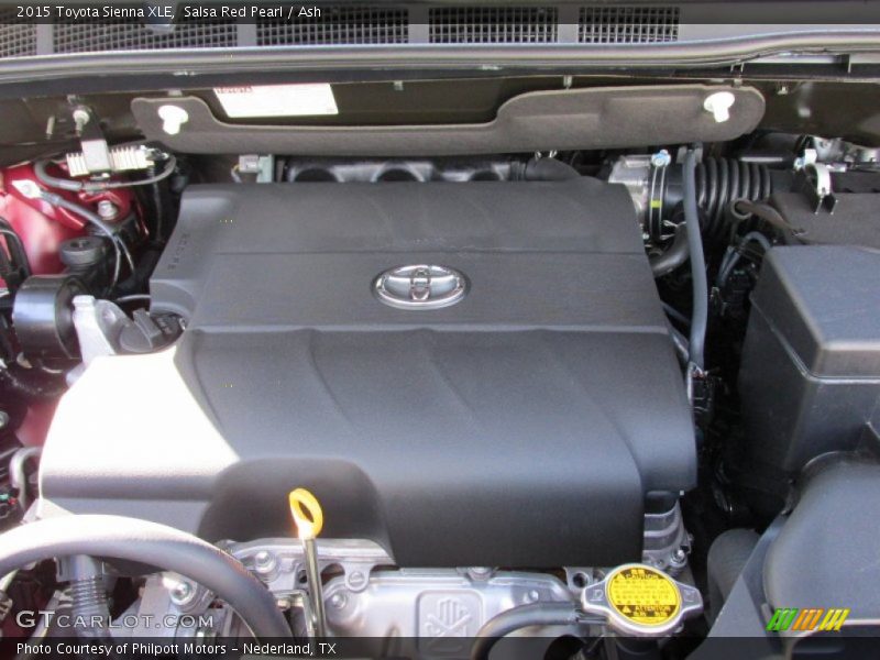 Salsa Red Pearl / Ash 2015 Toyota Sienna XLE
