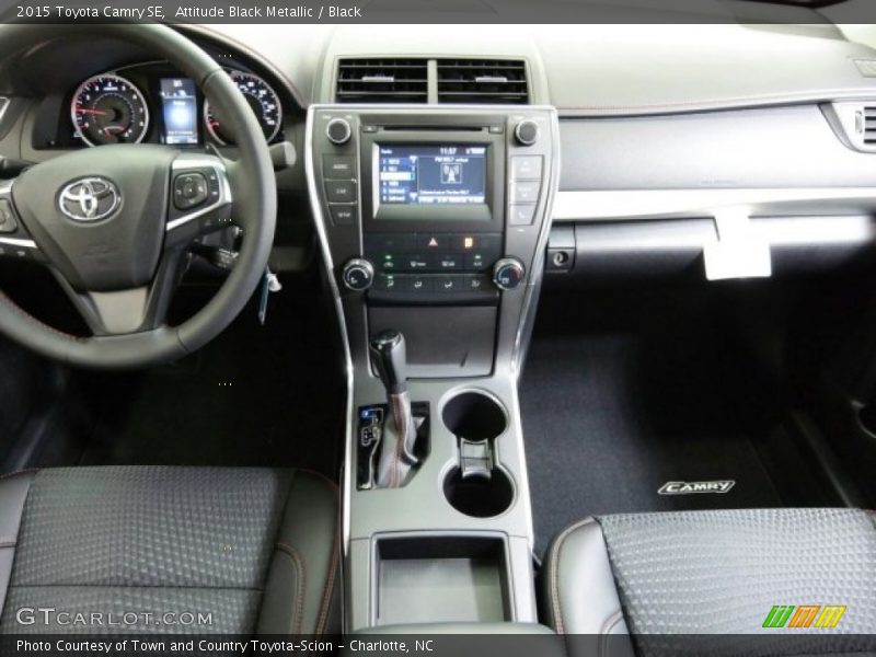 Attitude Black Metallic / Black 2015 Toyota Camry SE