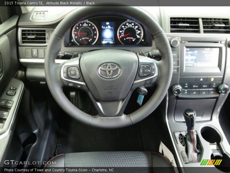 Attitude Black Metallic / Black 2015 Toyota Camry SE