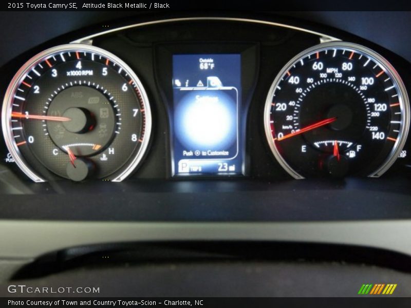Attitude Black Metallic / Black 2015 Toyota Camry SE