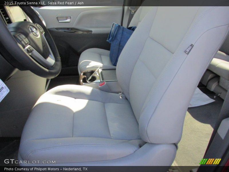 Salsa Red Pearl / Ash 2015 Toyota Sienna XLE