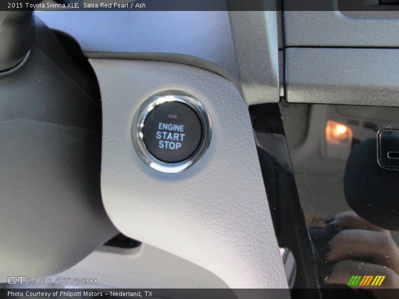 Salsa Red Pearl / Ash 2015 Toyota Sienna XLE