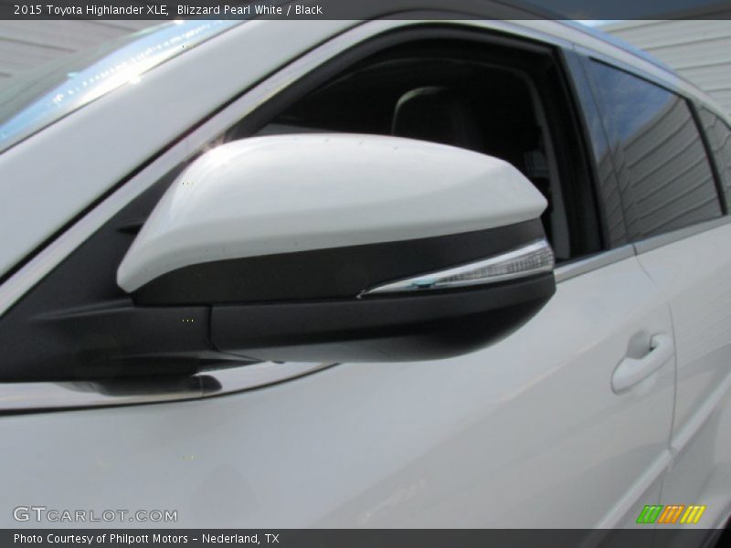 Blizzard Pearl White / Black 2015 Toyota Highlander XLE