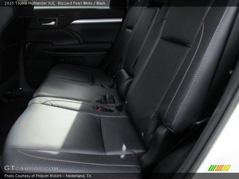 Blizzard Pearl White / Black 2015 Toyota Highlander XLE