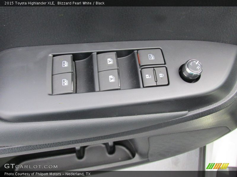 Blizzard Pearl White / Black 2015 Toyota Highlander XLE