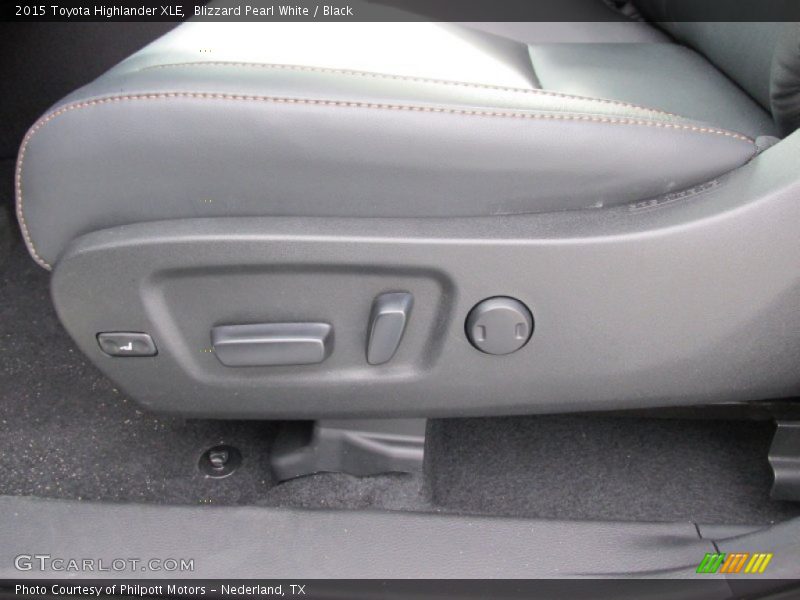 Blizzard Pearl White / Black 2015 Toyota Highlander XLE
