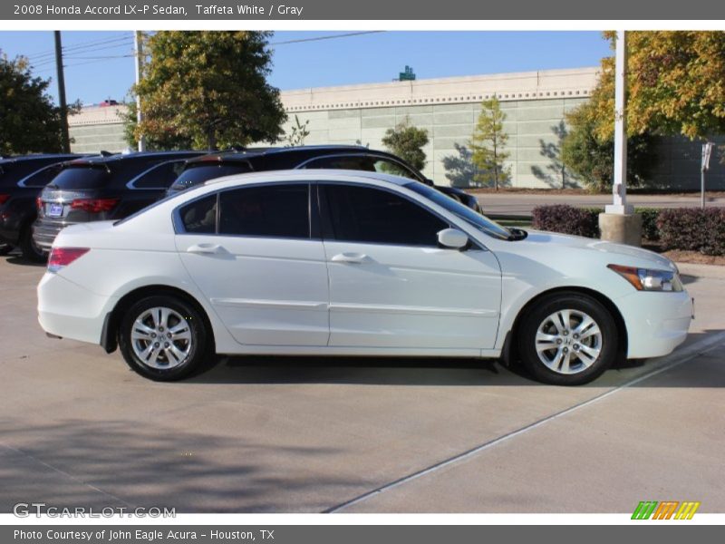Taffeta White / Gray 2008 Honda Accord LX-P Sedan