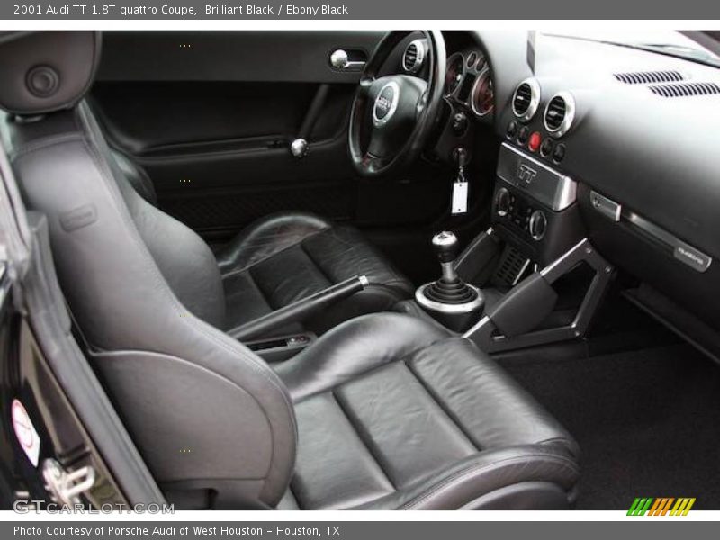 Brilliant Black / Ebony Black 2001 Audi TT 1.8T quattro Coupe