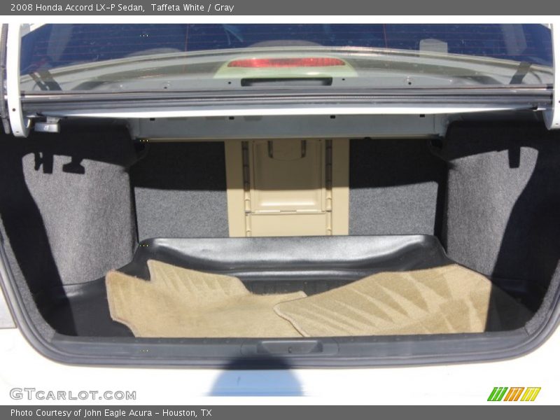 Taffeta White / Gray 2008 Honda Accord LX-P Sedan