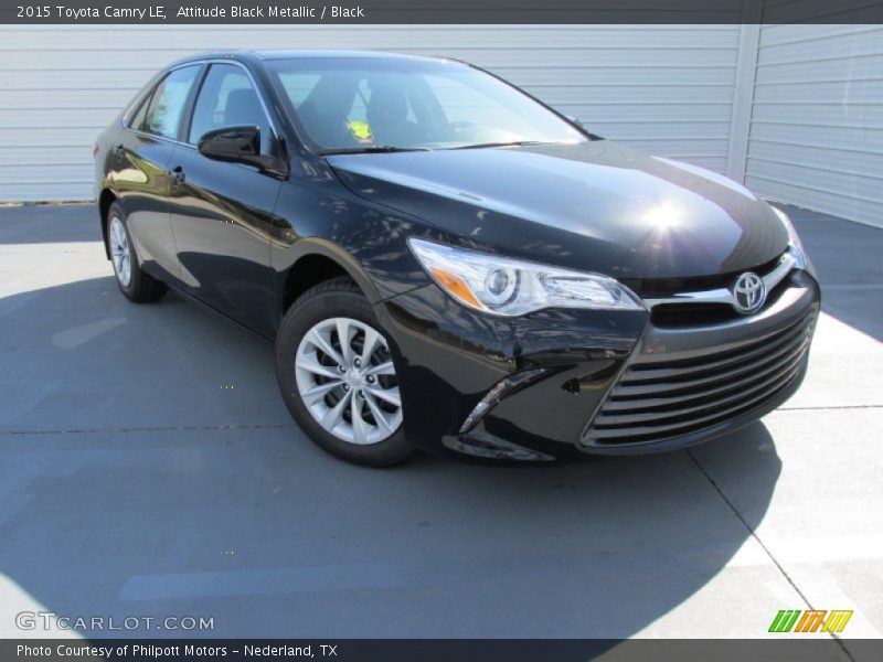 Attitude Black Metallic / Black 2015 Toyota Camry LE