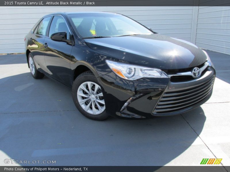 Attitude Black Metallic / Black 2015 Toyota Camry LE