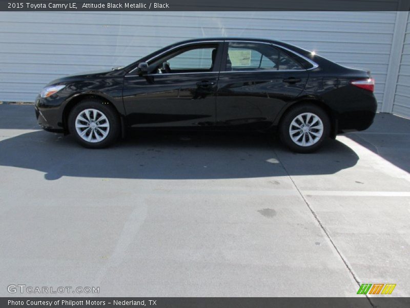 Attitude Black Metallic / Black 2015 Toyota Camry LE