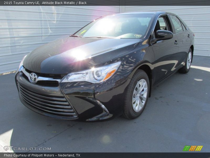 Attitude Black Metallic / Black 2015 Toyota Camry LE