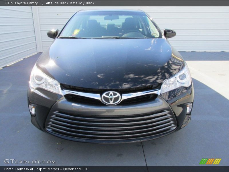 Attitude Black Metallic / Black 2015 Toyota Camry LE