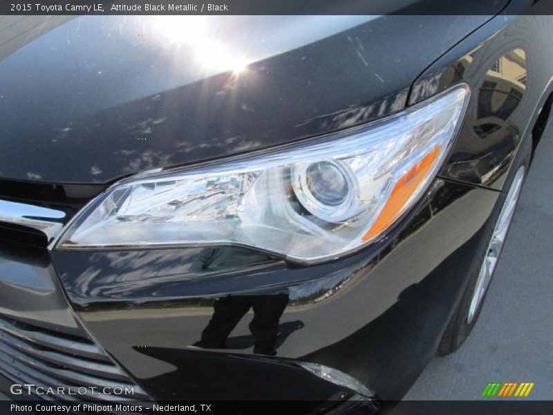 Attitude Black Metallic / Black 2015 Toyota Camry LE