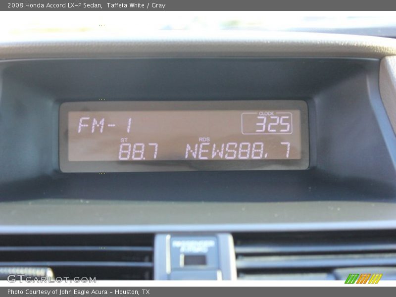 Taffeta White / Gray 2008 Honda Accord LX-P Sedan