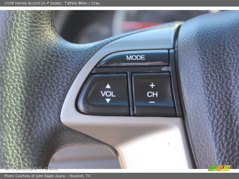 Taffeta White / Gray 2008 Honda Accord LX-P Sedan