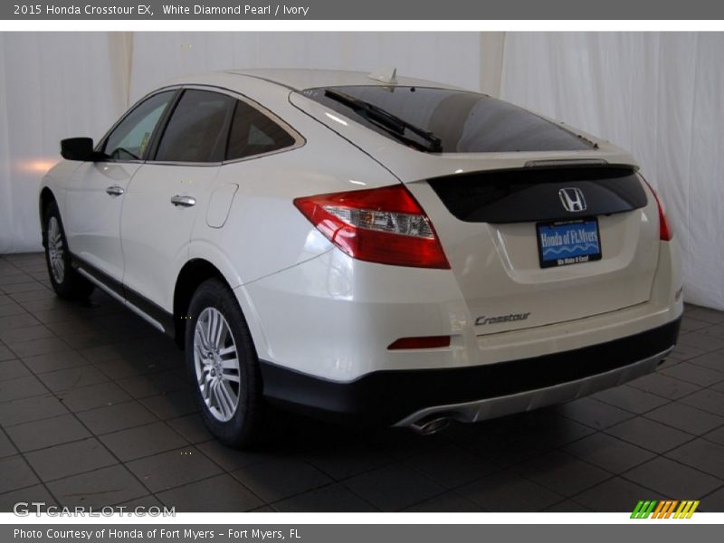 White Diamond Pearl / Ivory 2015 Honda Crosstour EX