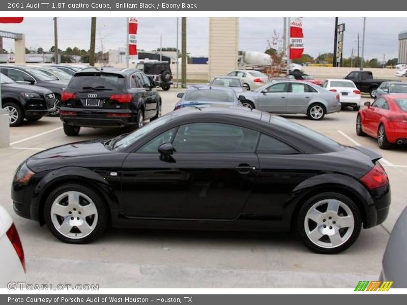 Brilliant Black / Ebony Black 2001 Audi TT 1.8T quattro Coupe