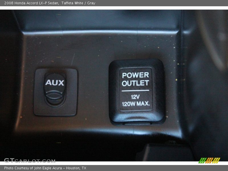 Taffeta White / Gray 2008 Honda Accord LX-P Sedan