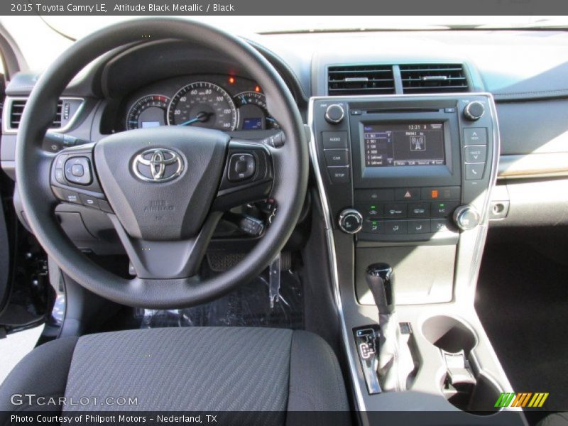 Attitude Black Metallic / Black 2015 Toyota Camry LE