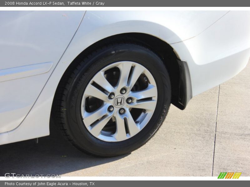 Taffeta White / Gray 2008 Honda Accord LX-P Sedan