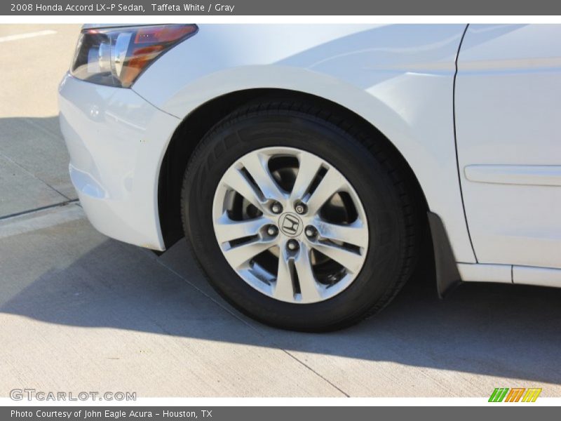 Taffeta White / Gray 2008 Honda Accord LX-P Sedan