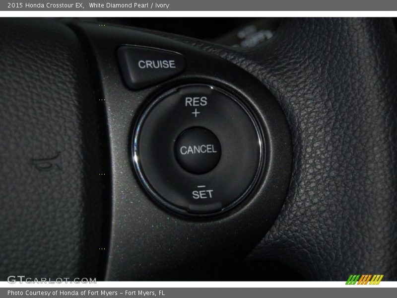 White Diamond Pearl / Ivory 2015 Honda Crosstour EX