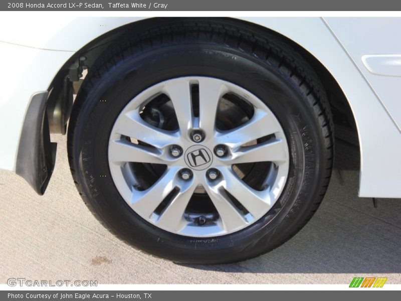 Taffeta White / Gray 2008 Honda Accord LX-P Sedan