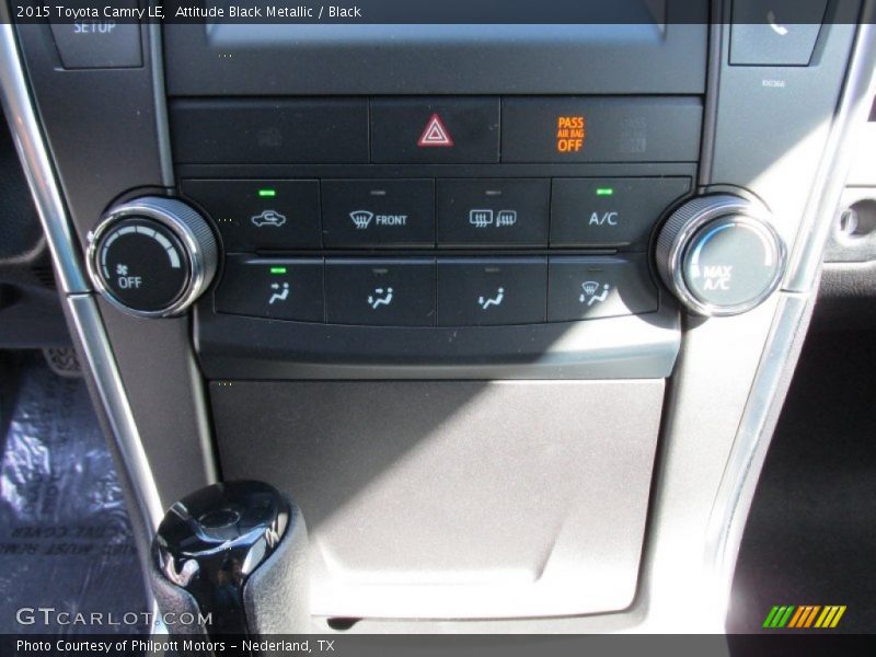 Attitude Black Metallic / Black 2015 Toyota Camry LE