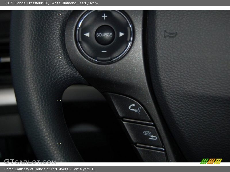 White Diamond Pearl / Ivory 2015 Honda Crosstour EX