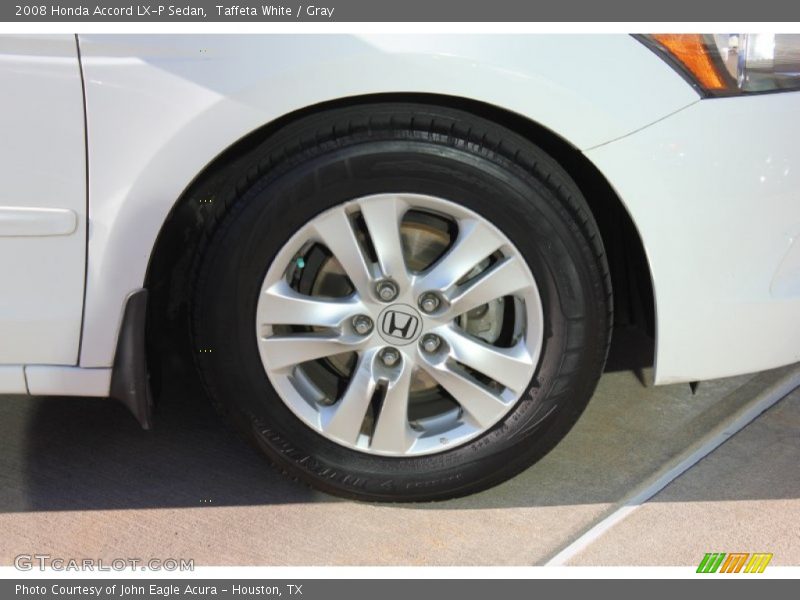 Taffeta White / Gray 2008 Honda Accord LX-P Sedan