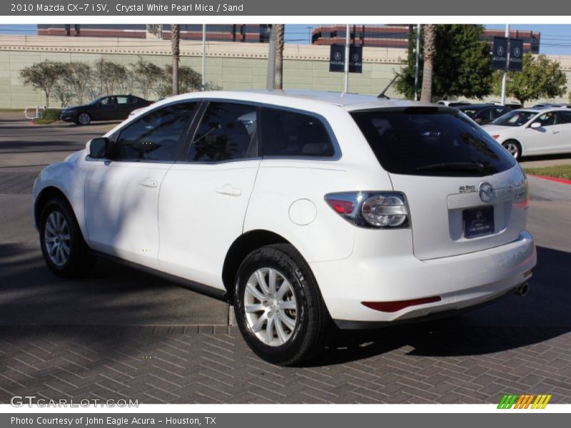 Crystal White Pearl Mica / Sand 2010 Mazda CX-7 i SV