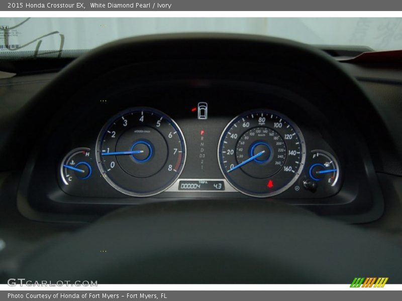 White Diamond Pearl / Ivory 2015 Honda Crosstour EX
