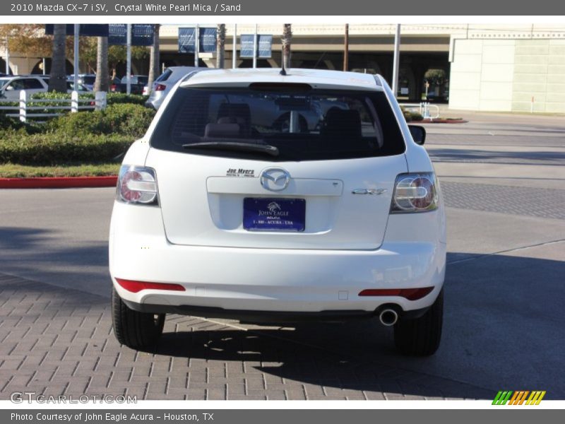 Crystal White Pearl Mica / Sand 2010 Mazda CX-7 i SV