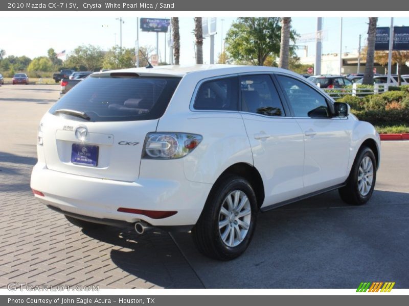 Crystal White Pearl Mica / Sand 2010 Mazda CX-7 i SV