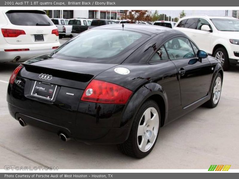 Brilliant Black / Ebony Black 2001 Audi TT 1.8T quattro Coupe
