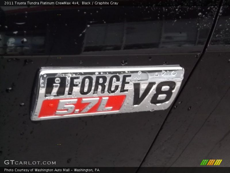 Black / Graphite Gray 2011 Toyota Tundra Platinum CrewMax 4x4